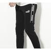 Knitted Sweatpants Men's Black Moderate Cuffed Pants 580954-01