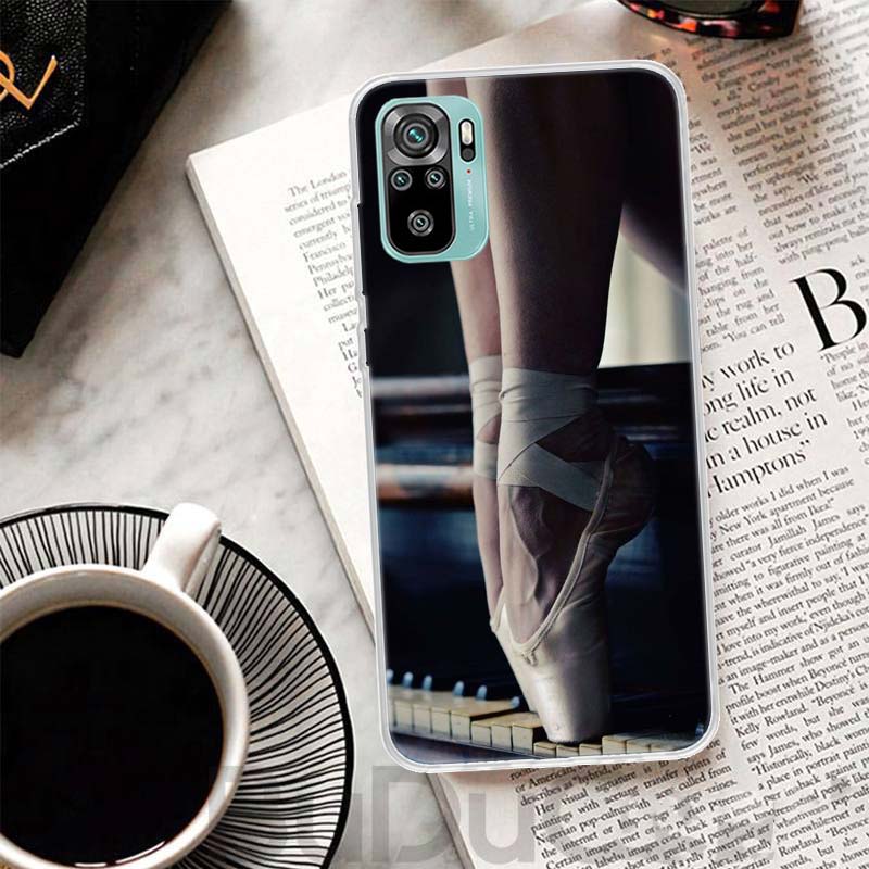 Ballet Dancer Watercolor Cover For Xiaomi Redmi Note 14 13 12S 12 11 Pro Plus Phone Case 11S 10S 10 11E 11T 14Pro 13Pro Print Co