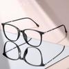 Light Pink Transparent Eyeglasses: Chic Retro Frames for Anti-Blue Light Protection & All-Day Comfort