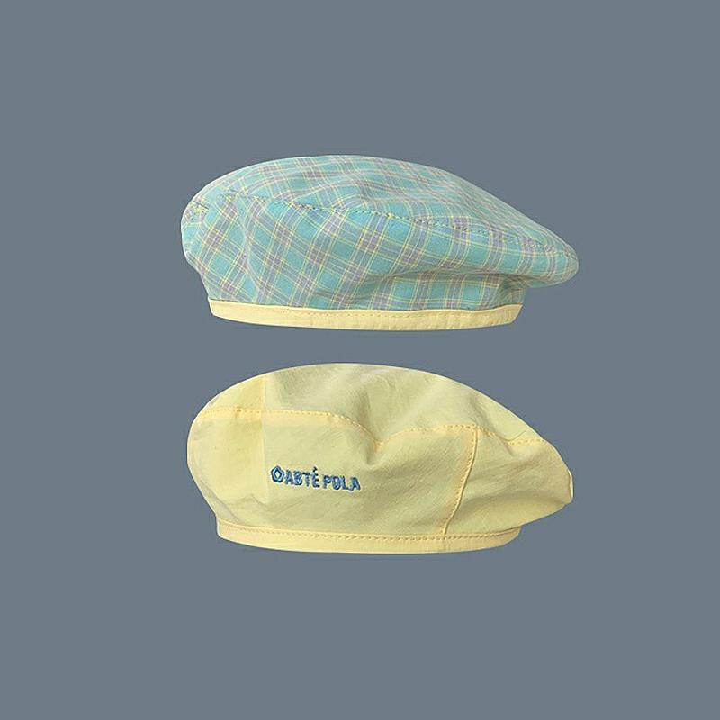 Beret Double Sided Japanese Spring Ladies Versatile Sweet And Cute Painter Hat