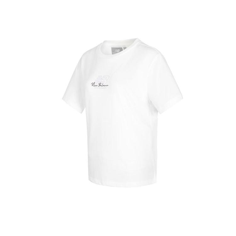 New Balance T Shirt Women s White 5EC2U662-WT L
