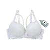 Top thin bottom thick women's small size underwear sexy lace bow sponge gathered bra steel ring pure desire wind bra