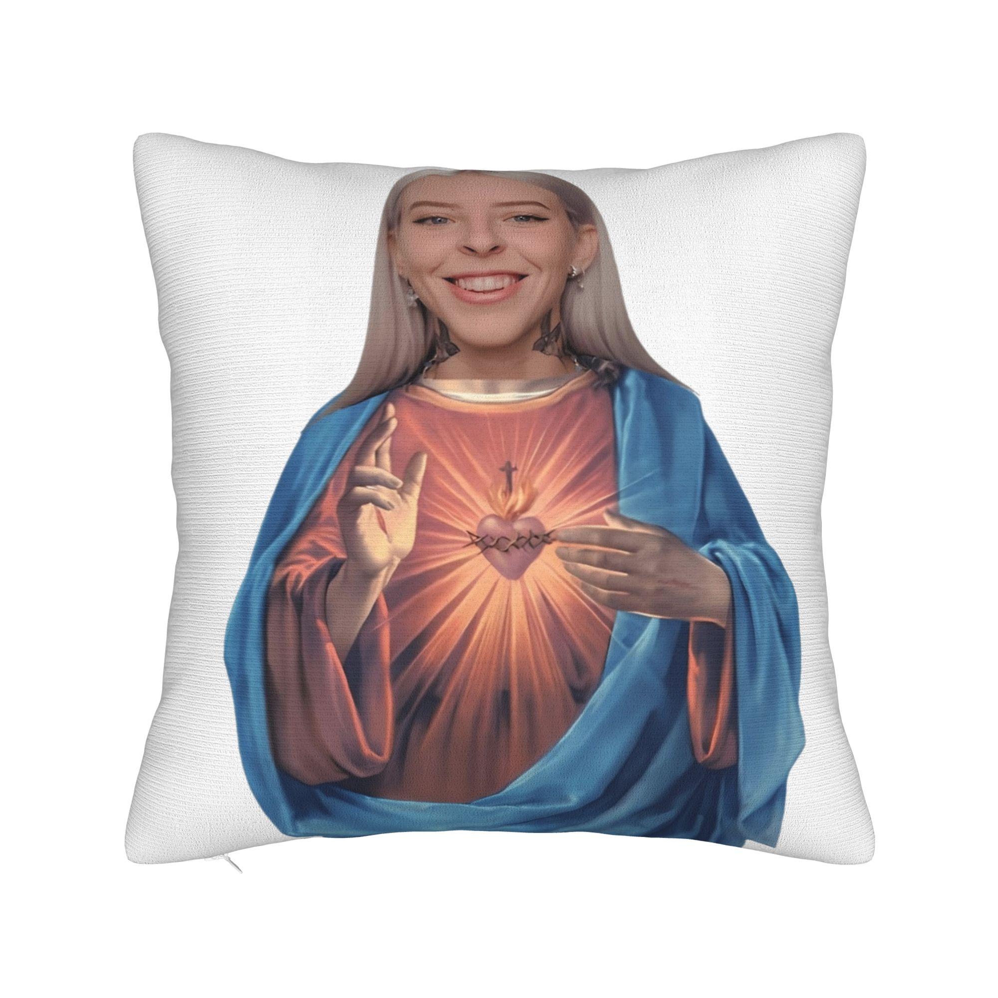 

Trendy Sofa young miko Decoration Pillowcases Merch Pillow Cover Zipper Multi-Size 12x12in 30X30cm