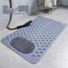 Anti-Slip PVC Bathroom Mat: Massage, Waterproof, Stain-Resistant Floor Mat with Suction Cups for Home or Hotel Use