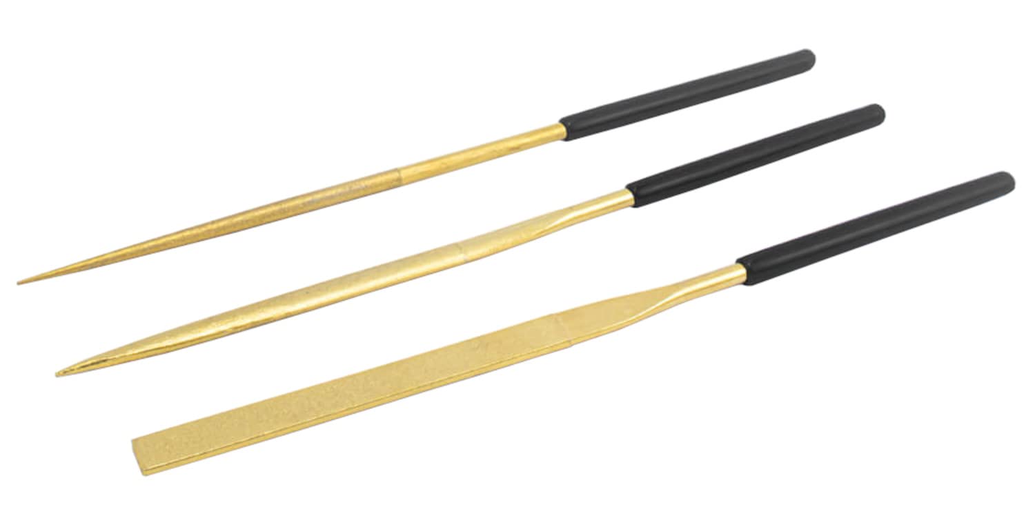 

Mineshima Titanium Coated Diamond File Set of Hobby 3, #200, Tool, H-19