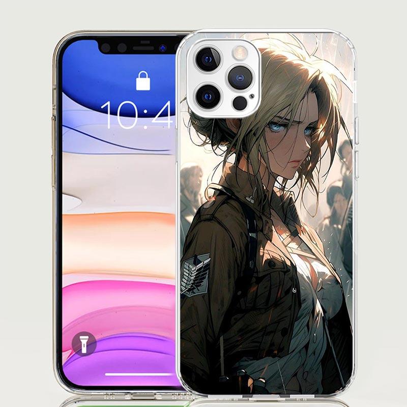 A-Attack On T-Titan Annie Mikasa Phone Case For iPhone 17 Air 16 15 Plus 11 14 Pro Max 13 Mini 12 7 8 + SE Pattern Art Customize