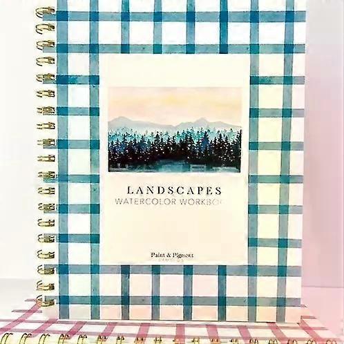 Bloc de Papier Aquarelle, Reliure Spirale avec Ligne de Déchirure. Un Journal et Carnet de Croquis à l'Aquarelle pour Adultes et Enfants - Idéal pour les Exercices de Petite Taille ou