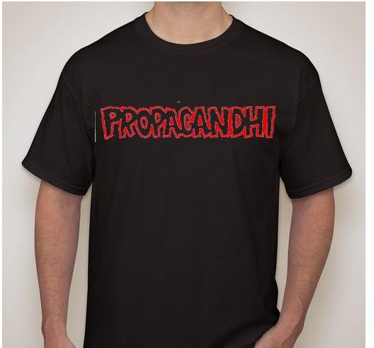 PROPAGHANDI Punk rock hardcore thrash band T shirt XXXL