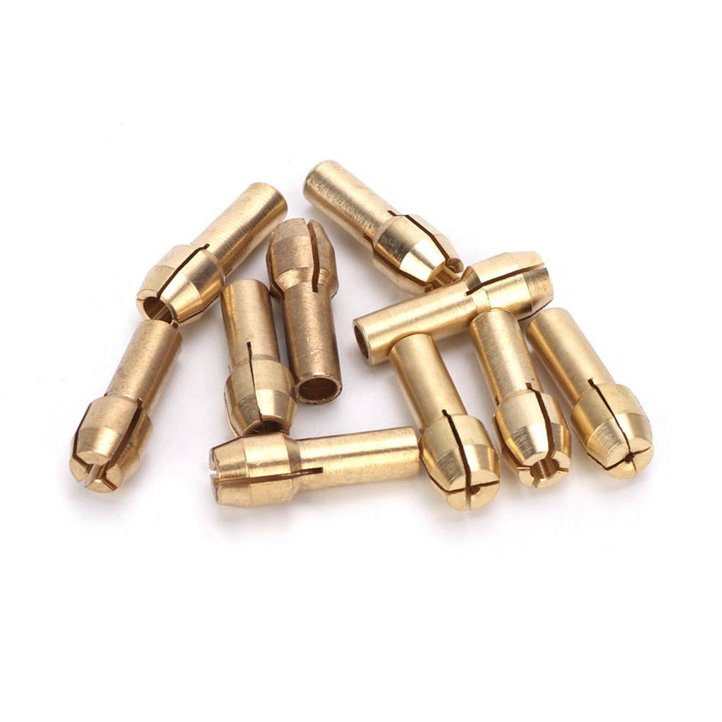 10pcs 0.53.2mm Mini Brass Collets Chucks Electric Grinder Rotary Tool Accessories (4.3mm)