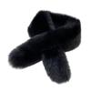 Versatile Faux Fox Rabbit Fur Collar Scarf Solid Color Neck Warmers Cozy Faux Fur Scarf  For Women