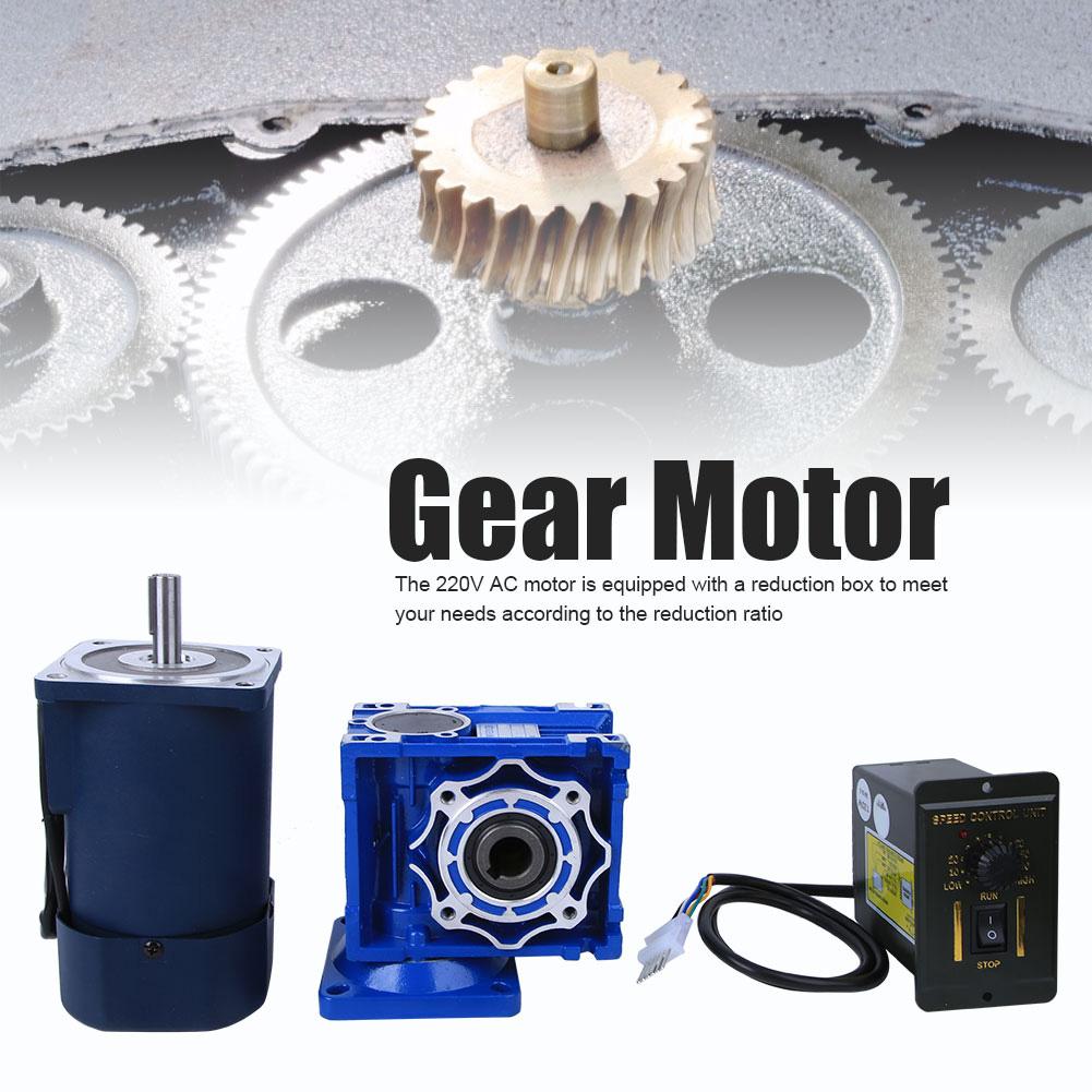 120W Worm Gear Reducer Motor 220VAC 5IK120RGN RV40 Speed Controller for Office Equipment