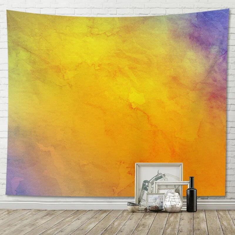 Tapestry Gradient Watercolor Background Home Living Room Decoration Hanging Cloth
