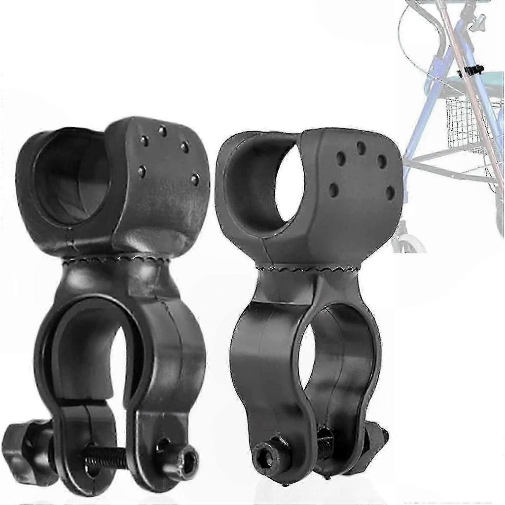 Cane and Crutch Holder for Wheelchairs, Mobility Aid Accessory for Walking Sticks