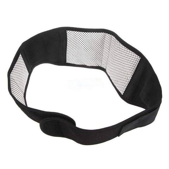 SHOP-STORY - Ceinture Lombaire Réglable Auto Chauffante Biomagnétique avec Pierre Tourmaline - Taille M - environ 105 cm