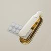 Mini-Pillen-Extraktor Kunststoff-Pillen-Spender Tabletten-Aufbewahrungsbox 4 Fächer Pillendose Tägliche Anwendung