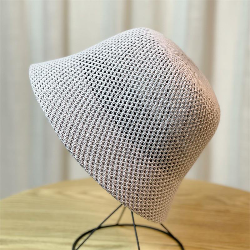 

Stylish Breathable Wide Brim Fisherman Hat For Women Sun Protection сірий