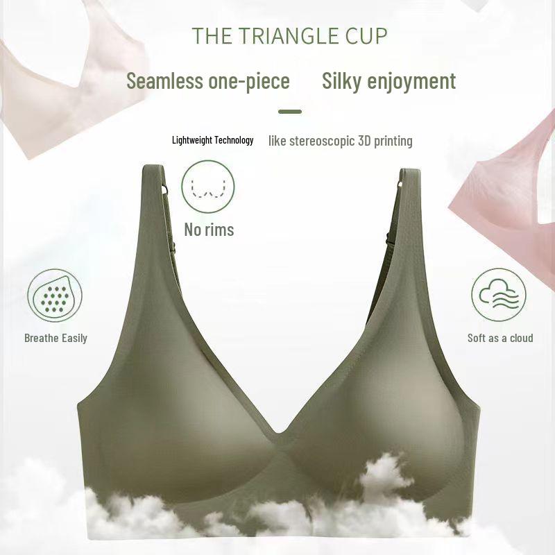Reggiseno a Fascia in Lattice Gelatina Senza Cuciture: Senza fili, Leggero, Sollevamento regolabile per donna