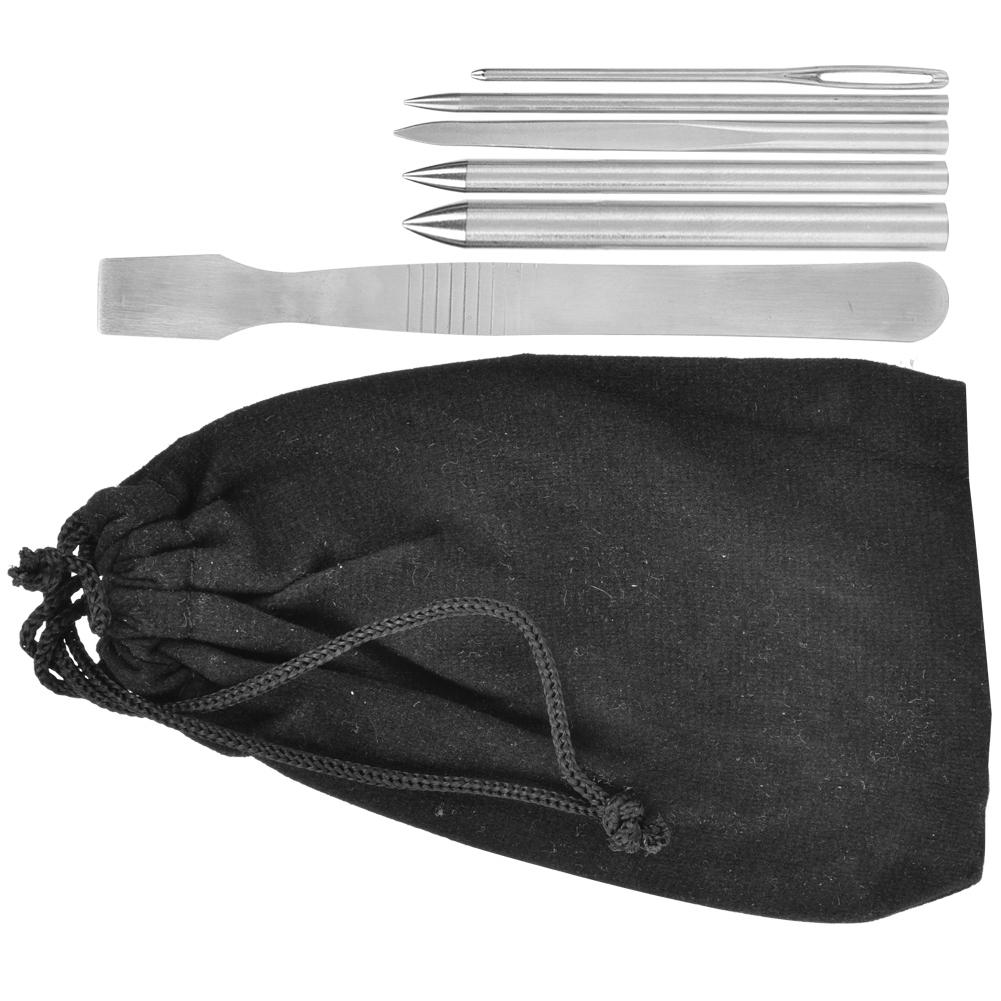 6Pcs/Set Stainless Steel Paracord Weaving Stitching Lacing Needles Set Bracelet Knitting DIY Tool