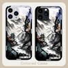 Chinese Landscape Painting For Iphone 16 Plus 15 14 13 12 Mini 11 Pro Max X XS XR 7 8 Plus 2022 Tempered Glass Phone Case