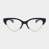 The Classic Z1017 C1 Black Acetate Horn-Rimmed Glasses