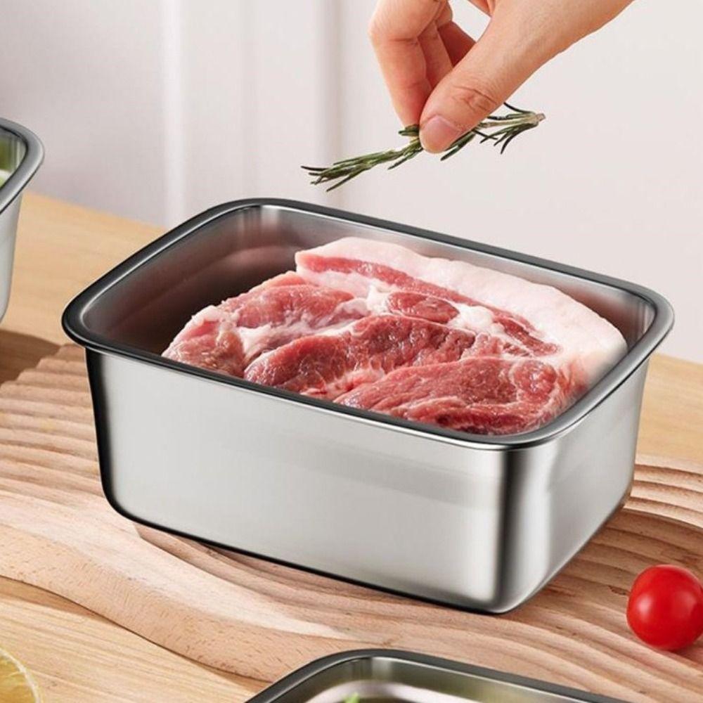 Leak-proof Lunch Box Microwaveable Food Storage Box Multipurpose Fresh-keeping Box  Camping