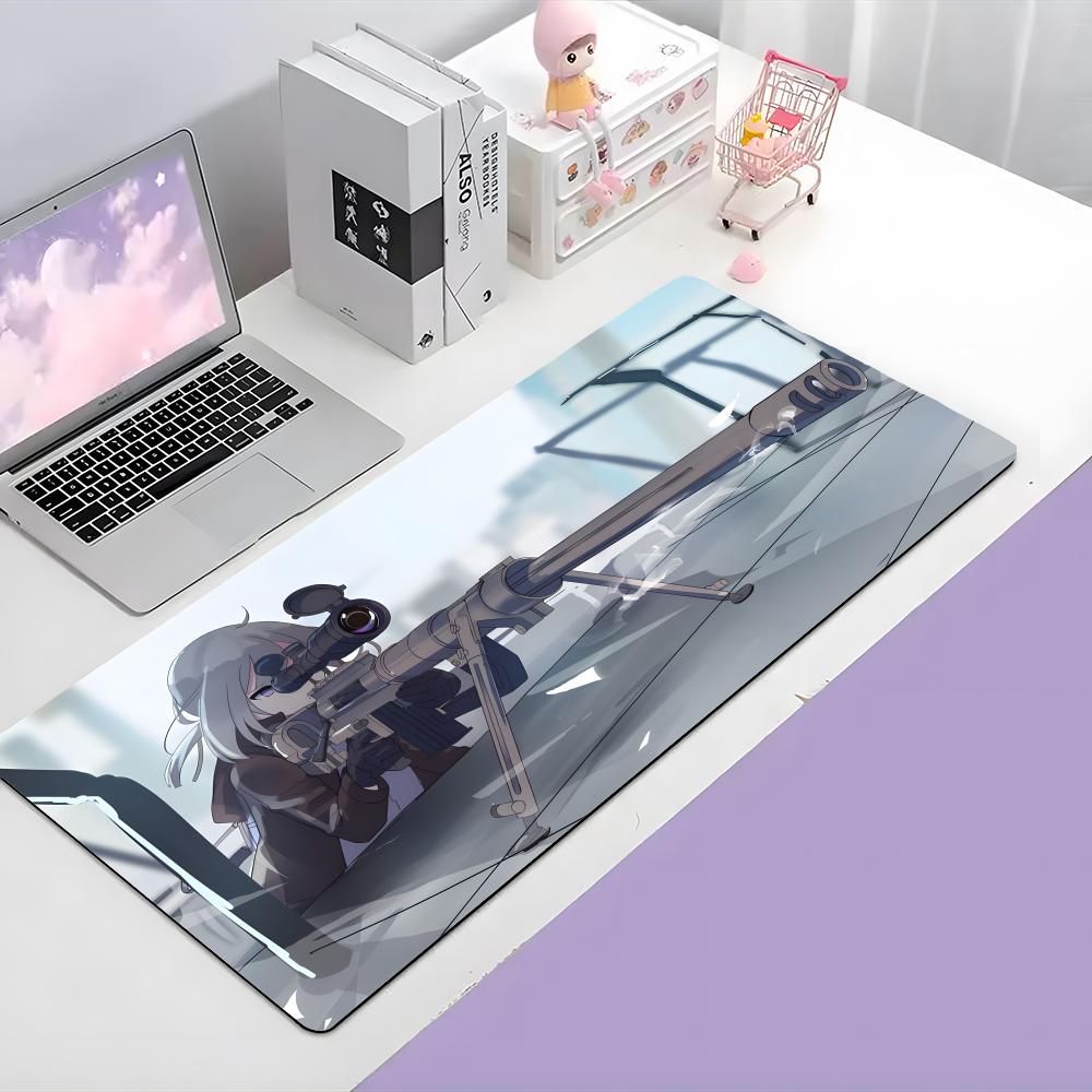 Game Tactical Ggirls Frontline Mouse Pad Large Gaming Mousepad With Thick Stitched Edge Nonslip Desk Mat