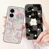 For Vivo Y22 Y22s Y22t Phone Case Vivo V2206 V2207 Y22 Y22s Y22t Elegant Floral Cat Painted Soft Silicone Shockproof Cases