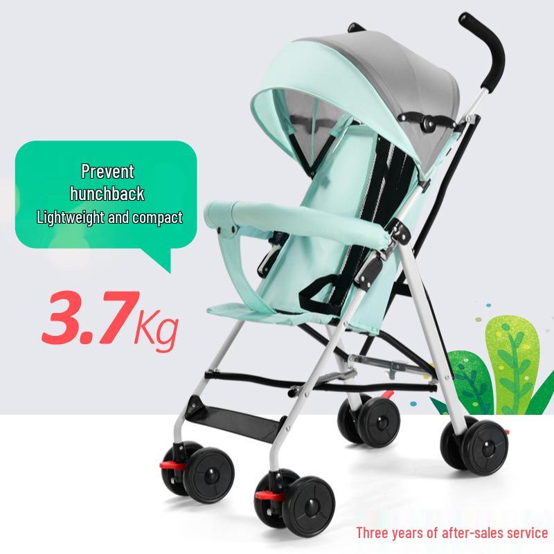 Lightweight Folding Baby and Toddler Umbrella Stroller with Recline Feature