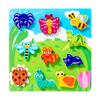 Wooden Children'S Early Education Puzzle Creative Velcro Three-Dimensional Puzzle Building Block Car Animal Puzzle