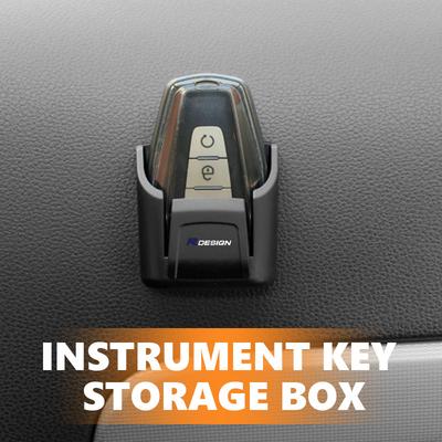 Car Center Console Organizer Adhesive Dashboard Key Remote Control Storage Holder For V60 V90 S60 S80 S90 C30 XC40 XC60