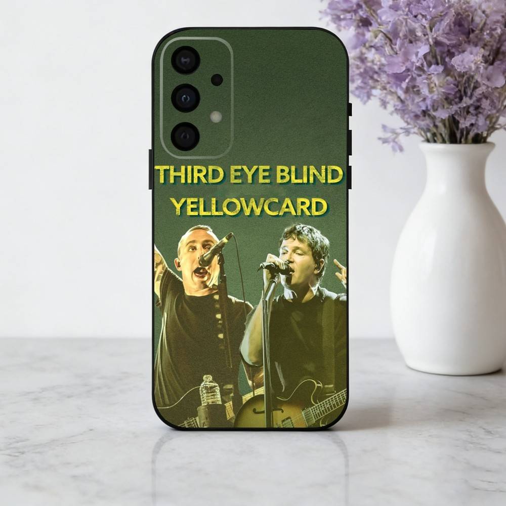 

Чехол для телефона Rockin Y-Yellowcard Band для Samsung Galaxy A73, A72, A71, A70, A53, A52, A51, Другие Мягкий Черный Корпус Samsung a22 5g