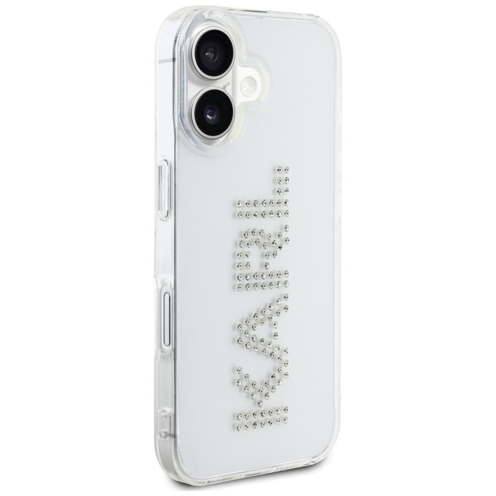 Etui do iPhone 16 Karl Lagerfeld Rhinestones przezroczyste
