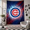 Chicago Cubs Wall Tapestry Home Decor Wall Hanging Cloth for Bedroom Living Room Background
