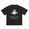 German Text Everything Was Easier Back Then I For Example Am A Seagull Short Sleeve Tee 100% Cotton T-Shirt