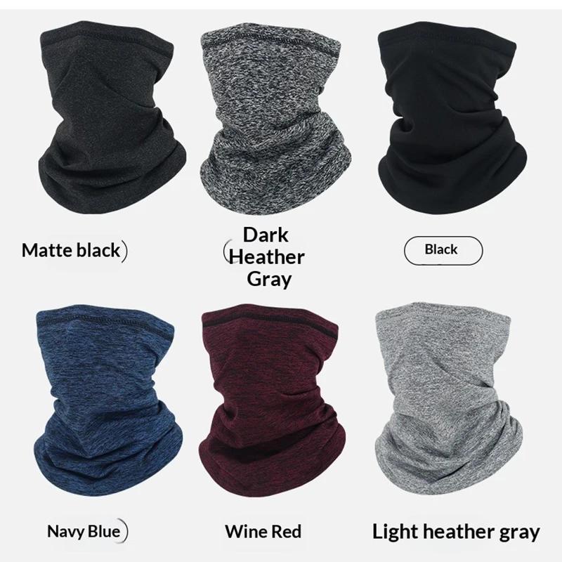 Motorcycle Face Mask Warm Knitted Scarf Thermal Ski Neck Scarf Winter Women Men Windproof Outdoor Sport Cycling Hiking Warm