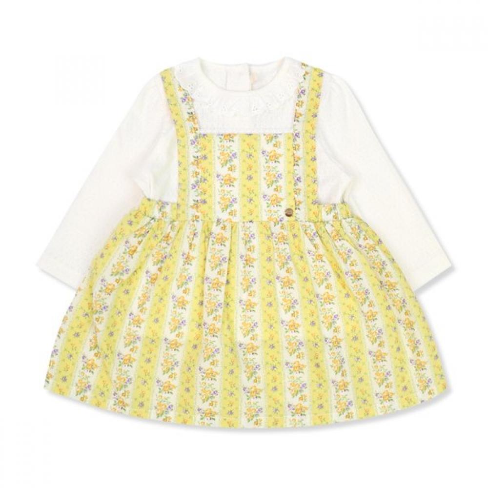 Organicmom Yellow Flower Long Soft Two Piece Mjstop03 80