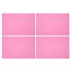 4 szt. Mata do cięcia A5 Różowa PVC Model Podkładka do cięcia Rękodzieło Papier Rzeźbienie Grawerowanie Skala