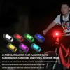 Motorcycle Warning Light 7 Colors Mini Drone Strobe Light Universal Anti-Collision Signal Tail Lamp for Bike Car Flashing Lamp