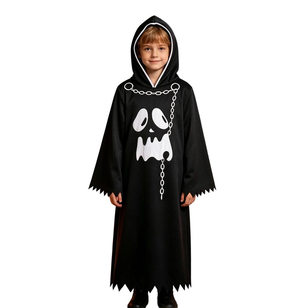 Kids Cape Halloween Party Costume Dress-Up Outfit Non-Glowing