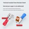 KT KST PBDD1.25/2/5.5-250 Shoulder-Back Pre-Insulated Male/Female Cold Crimp Terminal Connector