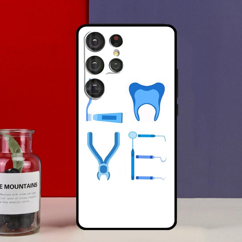 Dentist Dental Tooth Funda Case For Samsung Galaxy S25 Ultra S9 S10 S20 S21 S22 Plus S23 Ultra S24 FE Phone Cover