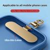 Steel Phone Lanyard Gasket Patch Anti-lost Anti Fall Mobile Phone Rope Card Metal Clip Strap Hang Cord Tab Accessories