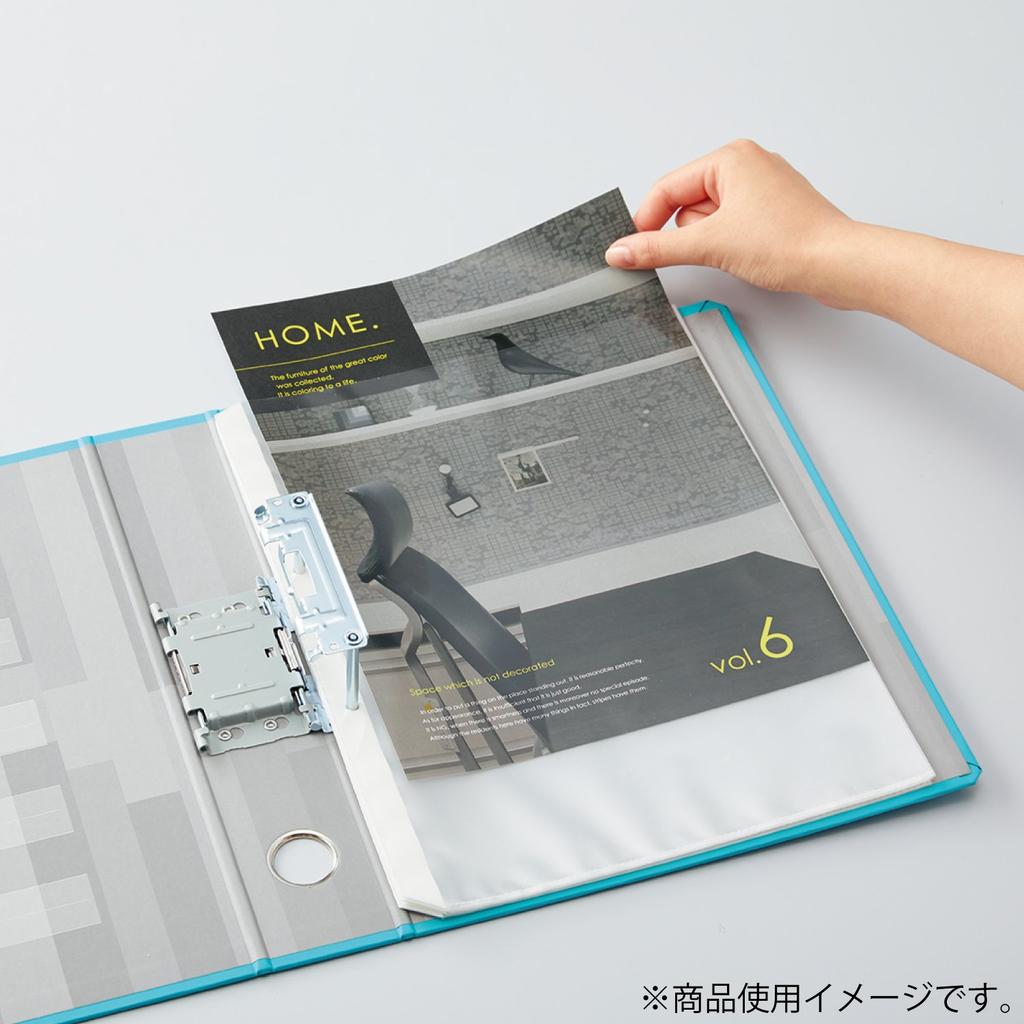 KOKUYO File Refill Clear Pockets A4 Medium Thickness 50 Sheets 2-Hole RA-AH216-5