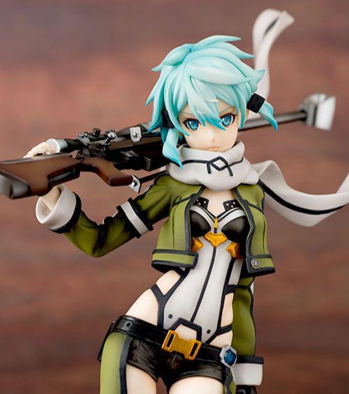 [USED] Aquamarine Sword Art Online II Sinon 1/7 Scale Complete Figure