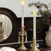 1/24pcs LED Flameless Taper Candles Lights 3D Wick Battery Christmas Simulation Long Candles Window Electric Candles Lamps