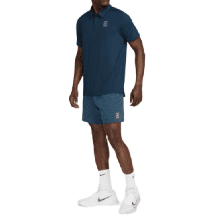 Nike Logo Elastic Side Split Casual Shorts Men Shorts Blue FZ6913-478