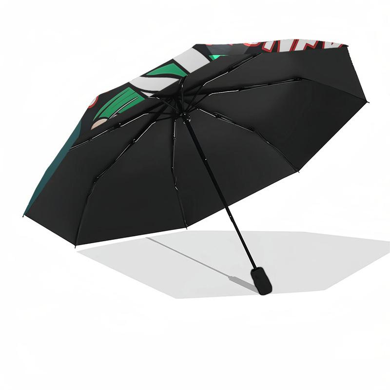 Rabbitohs, South Sydney Automatisches Öffnen und Schließen, 8 Rippen Struktur Tragbarer Regenschirm, Geeignet für Männer und Frauen in allen Jahreszeiten Perfekt