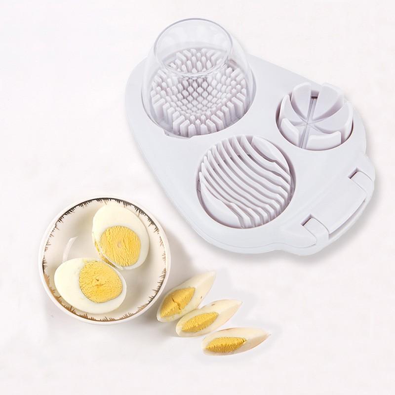 3in1 Creative Egg Slicer Hard Boiled Eggs Slicers Kitchen Food Slicers Fruit Vegetable Manual Slicers Household Kitchen Supplies