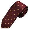 KOSHINO Small Wine Red [Michiko London] Necktie, Pattern, 100% Silk, MKJ-039