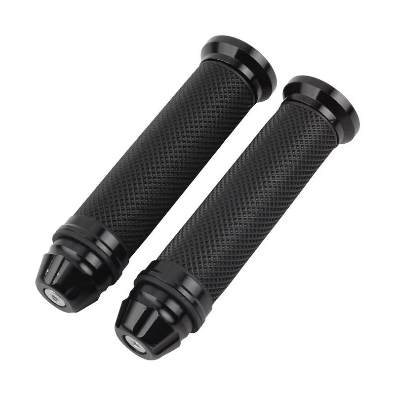 Motorcycle Anti-Slip Grip Set Soft Rubber Handle Sleeve with Aluminum Alloy Throttle Ergonomic Design for Motorbike Accessories